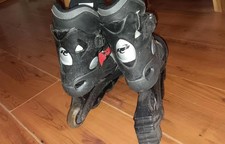 Inline Skates für Kinder Größe 30-33 Schwarz Rot Grau Gebraucht Guter Zustand