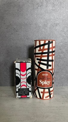 Vintage Avon Tai Winds After Shave & Spicy Talkum For Men - voll, unbenutzt 60er