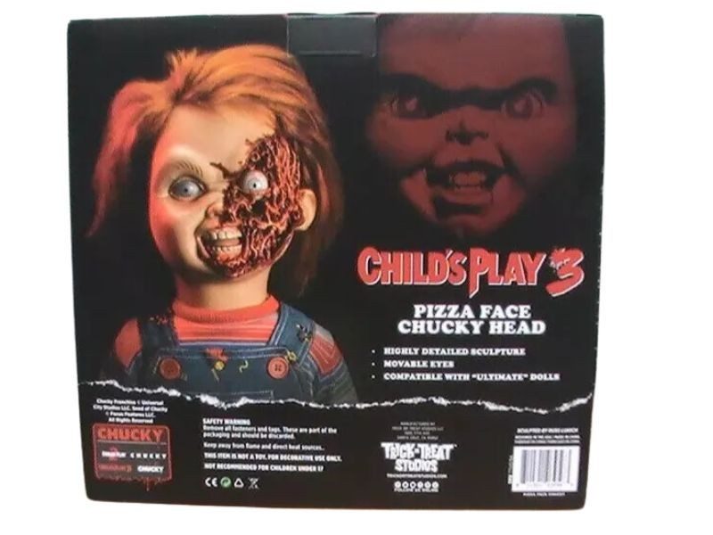 新品　未開封　 CHILD'S PLAY 3 PIZZA FACE CHUCKY Child's Play 3 - Pizza Face Chucky 15” Talking Doll 