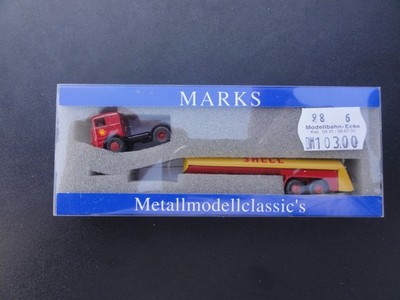 Marks Metallmodellclassics  BÜSSING COM. TANKAUFL.SHELL 0917 Spur N 1:160