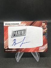 2020-21 Panini Day /26 Bruno Fernando #BF Patch Auto Logo Relic Swatch Jumbo