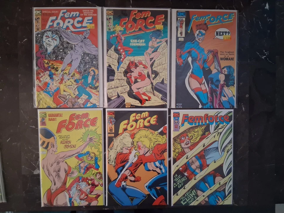 ¡FEMFORCE! Gran Lote de 22 AC Comics Bill Negro GGA En muy buen estado o mejor, ¡ver descripción! Foto 4 de 4
