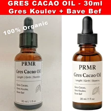 Haitian GRES CACAO with ORGANIC 100% Natural Extract Oil, Longer & thicker 30ml