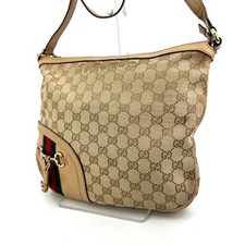 Gucci GG Canvas Shoulder bag Sherry Line Hors...