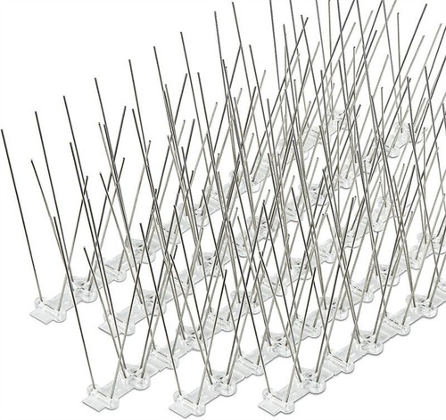 Bird Spikes Anti Pigeon Deterrent Kit Bird Spikes Anti Climb Security Wall Fence - Picture 5 of 28