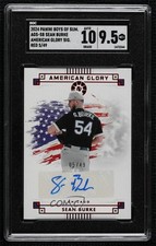 2024 Panini Boys of Summer Red 5/49 Sean Burke #AGS-SB SGC 9.5 Mint+ Auto v1x