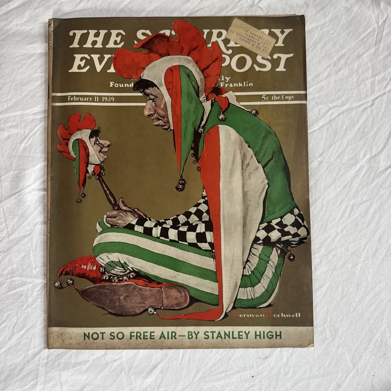 FEBRUARY 11, 1939 SATURDAY EVENING POST FULL MAGAZINE NORMAN ROCKWELL