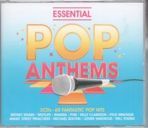 Various Artists Essential Pop Anthems triple CD Europe Sony 2009 3 disc