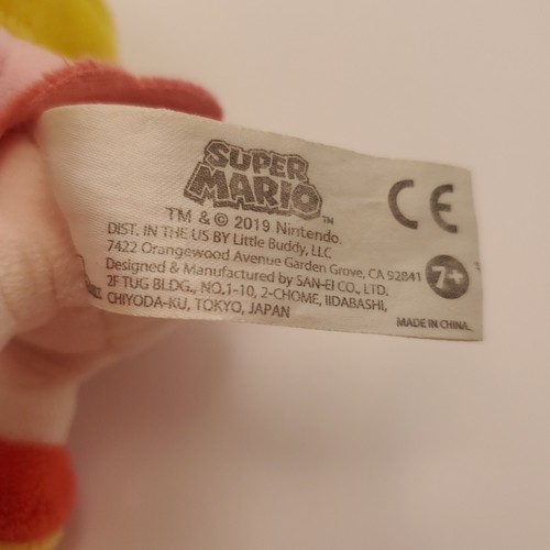 Super Mario Bros. Baby Princess Peach Plush 6” - Pink Stuffed Toy Doll 2019 - Picture 6 of 7