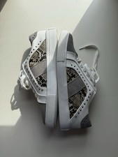 Steve Madden Annita Court Fashion Sneakers Leather Reptile Studs