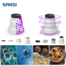 2 pcs Portable UV Sanitizer Lights 3W Timer Touch Sensor Indoor & Outdoor SANSI