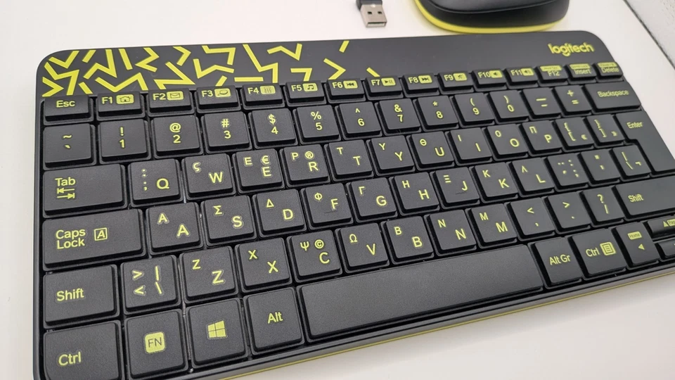 LOGITECH MK245 Kabelloses Tastatur-Maus-Set Nano USB PC/Laptop QWERTY - Bild 2 von 4