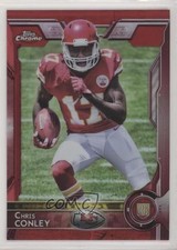 2015 Topps Chrome Rookies Red Refractor 23/25 Chris Conley #159 fm0