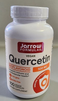 Jarrow Formulas Vegan Quercetin - 500 mg - 100  Veggie Capsules EXP 1/2027