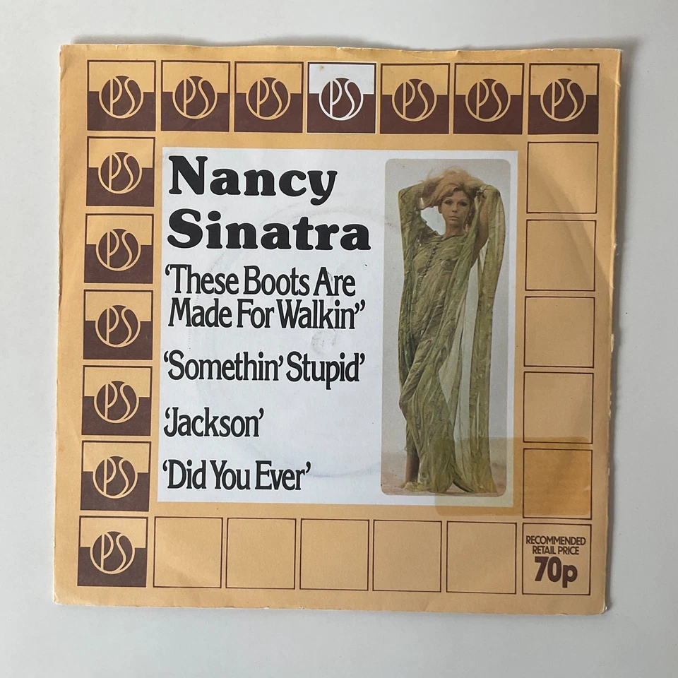 Nancy Sinatra - These Boots Are Made For Walkin - 7" Vinyl EP EX 1976 PVT79 - A1 Foto 2 de 4