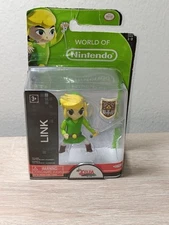 *FREE SHIP* 2.5" LINK Legend of Zelda Wind Waker World of Nintendo Jakks Pacific