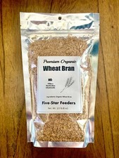 1/2 lb Wheat Bran Bedding/Gutload for Mealworms and Superworms Five-Star Feeders