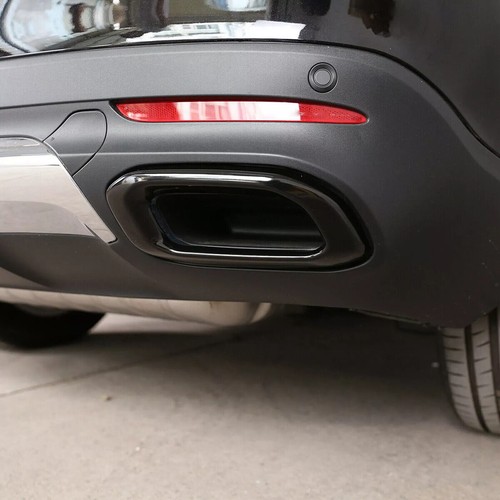 Marco de tubo de silenciador de escape trasero de acero inoxidable para Benz GLE GLS 2020-24 2 piezas - Imagen 5 de 9