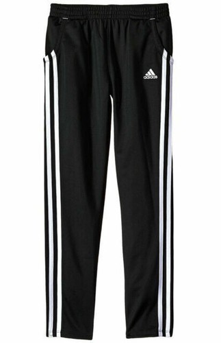 Adidas Girls Tricot Warm Up Pants S Black AK4450 NWT Jogging Athletic Track - Picture 6 of 6