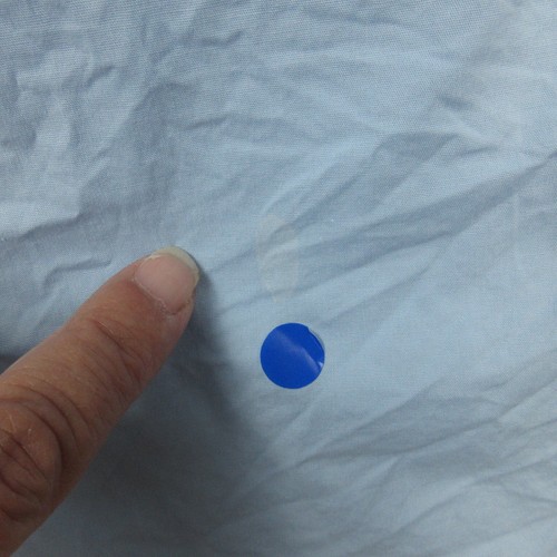 Camisa Bailey 44 ' Mujer Mediana Azul Algodón Elástico Cuello Corbata Hecha en EE. UU. - Imagen 15 de 17