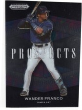 2021 Panini Prizm Draft Picks Wander Franco Prospects Baseball Card RC P-WF Rays