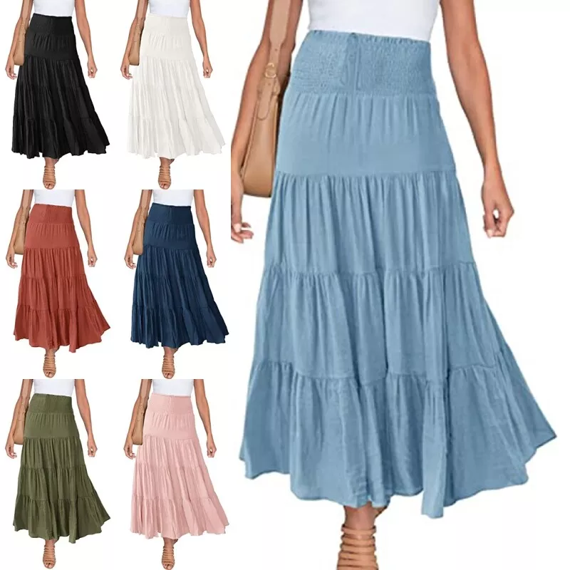 Flowy skirt types top