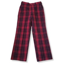 Vintage Polo Ralph Lauren Men's Plaid Heavy Wool Hunting Pants 31/30