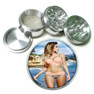 Irish Pin Up Girls D9 63mm Aluminum Kitchen Grinder 4 Piece Herbs 