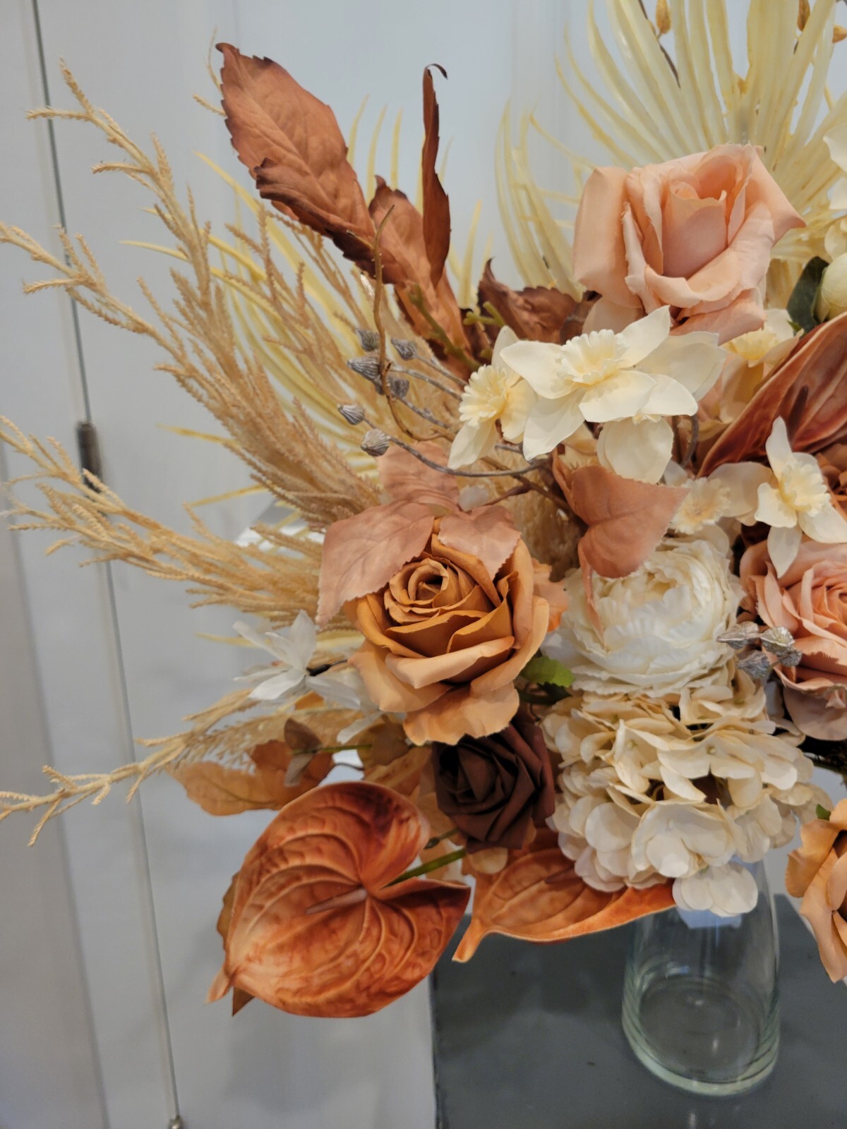 Lings Moments Bridal Bouquet Rust & Sepia LARGE Boho Design Never Used MSP 159 eBay