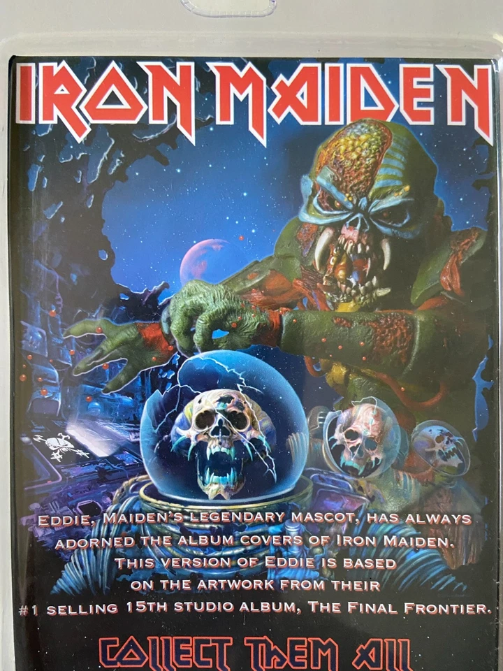 Figura de acción NECA Iron Maiden Eddie The Final Frontier portada de álbum Foto 4 de 4