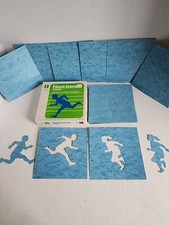 Vintage Ideal Pencil Stencils People No. 6025 Homeschool Teacher 18/20 Set  Box