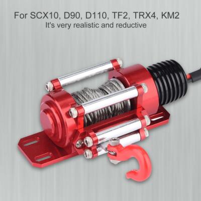 METALL SEILWINDE FOR 1/10 RC KLETTER CRAWLER AUTO SCX10 D90 D110 TF2