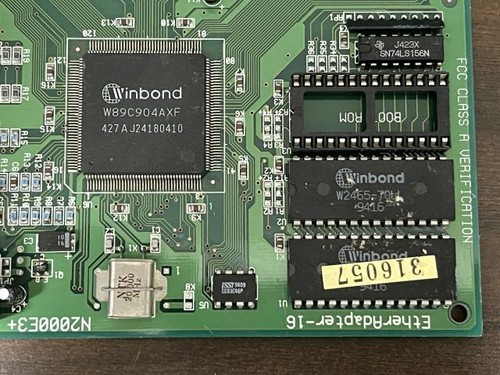 Winbond EtherAdapter-16 Ethernet Adapter Card W89C904AXF - Picture 3 of 3