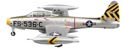 Republic F-84E-25, 8th Fighter Bomber Squadron, Lt. Donald Jame, 1/72
