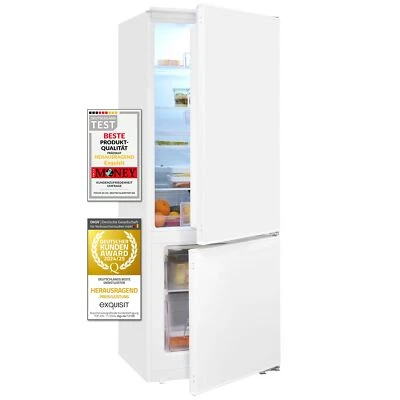 Exquisit Einbau Kühl-Gefrierkombination EKGC225-40-E-080E weiss | 145 cm Höhe