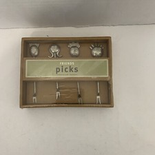 Friends Picks Robinwood Boston NIB Vintage Metal Friends Picks Set 4 Boston