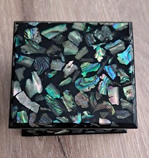 Paua Muschel - Abalone - Schmuckk&auml;stchen, hangefertigt, Original aus Neuseeland