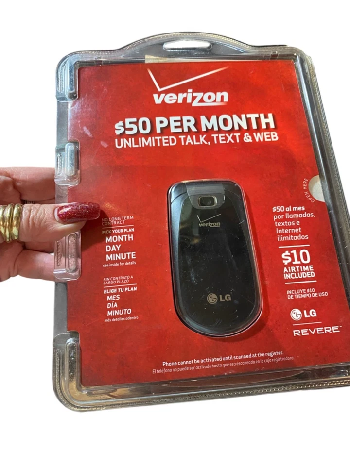 Verizon LG Revere 3 Prepaid Phone $50/Month Unlimited Talk Text & Web - Image 3 of 4