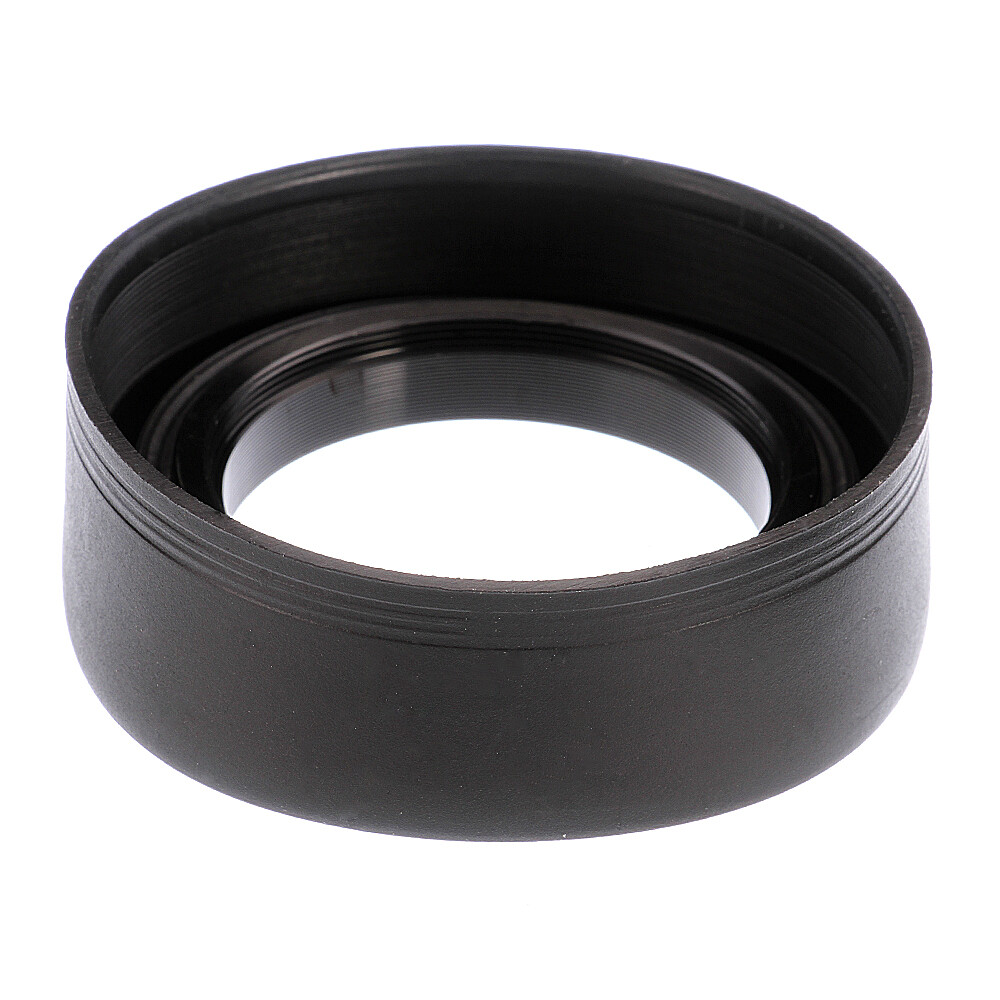49mm 3 Stage Collapsible Rubber Lens Hood For Canon Nikon Sony Olympus