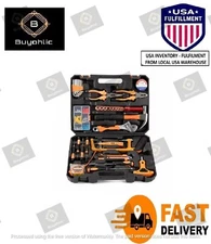 44 Pcs Repair General Hand Tool Set with Hammer, Pliers Set, Ratchet Wrench USA