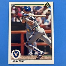 Robin Yount 1990 Upper Deck Card #567 MLB Milwaukee Brewers
