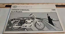 Made In USA NOS Harley Davidson 1986 XLH Owners Manual Part #99466-86