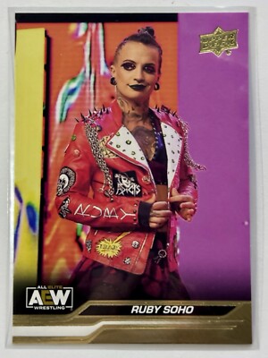 2024 Upper Deck AEW #12 RUBY SOHO Gold Parallel SP *PACK FRESH*