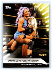 2021 Topps WWE Womens Division #94 CANDICE LeREA DEF. TONI STORM 