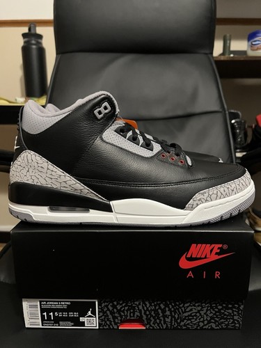 Size 11.5 - Jordan 3 Retro OG Mid Black Cement