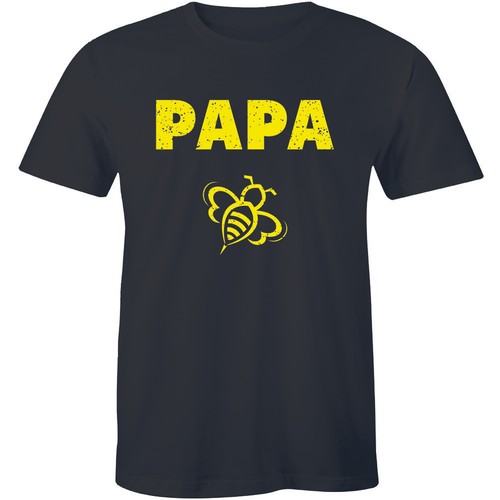 Papa Bee Shirt Funny Dad Bees Lover 