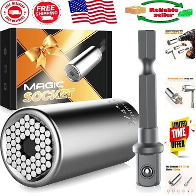 Multi-Functional Universal Tool with 54 Spring-Loaded Heads - Gift for All Ages