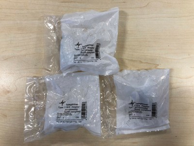 Telegartner 7/16 DIN female to N female adapter | J01122A0008 | LOT OF 3 