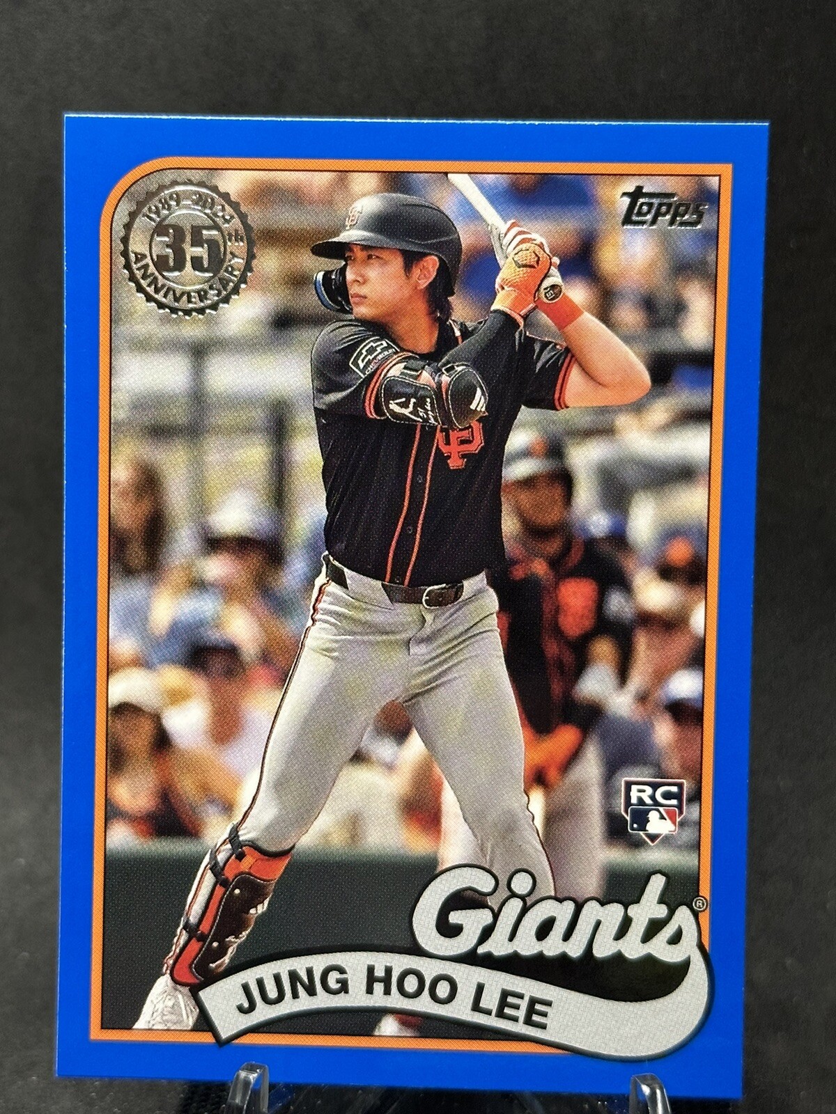 2024 Topps Series 2 #89B2-40 Jung Hoo Lee RC Blue 1989 35th Anniversary Giants