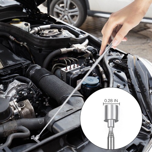 5Pc Led Telescopic Magnetic Pickup Tool Kit Telescoping Inspection Mirror Torch - Imagen 6 de 6